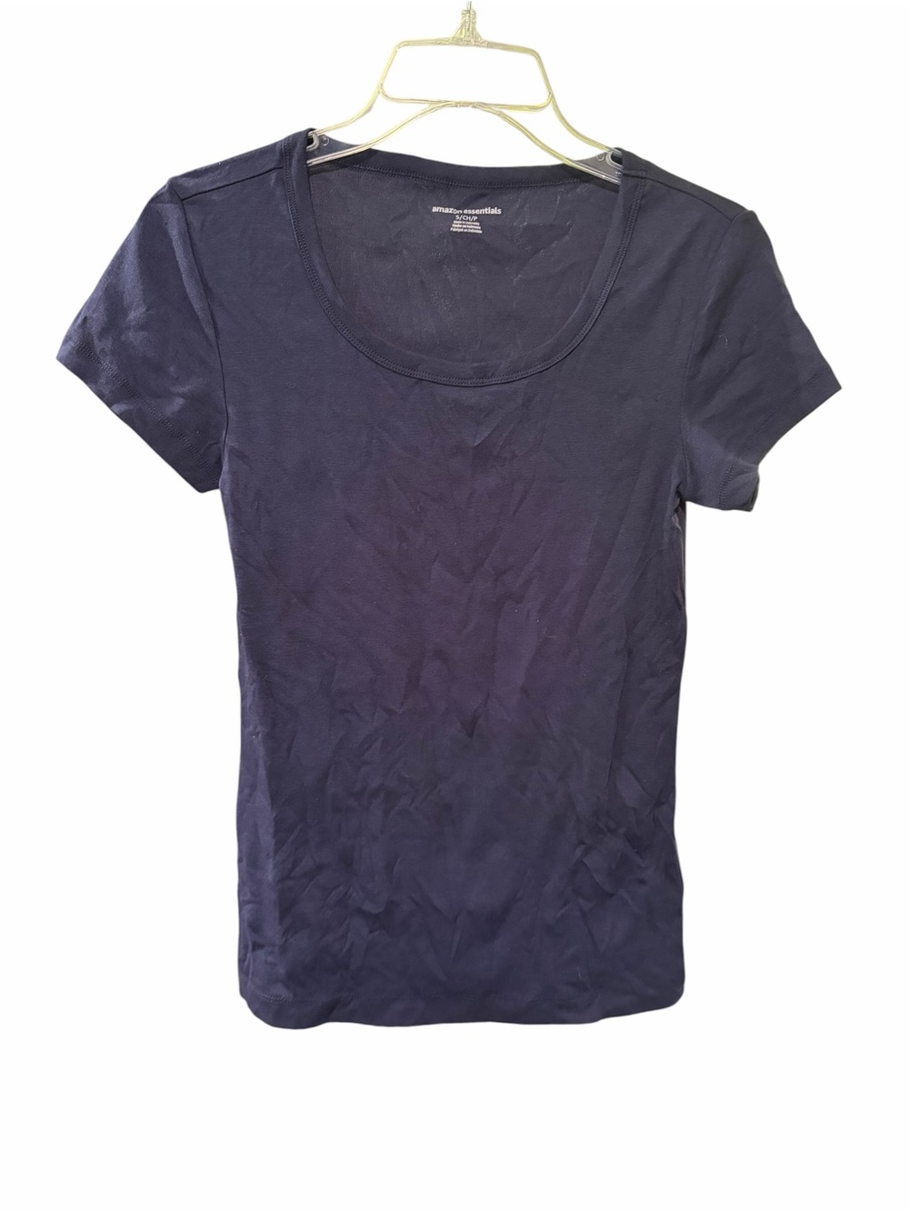 Amazon Essentials Women's Short Sleeve Scoop Neck Tee - Navy Blue